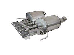 Corsa Performance Variable Axle-Back Exhaust with Polished Tips (14-19 6.2L Corvette C7 w/ NPP Dual Mode Exhaust; 17-19 Corvette C7 Grand Sport w/ Automatic Transmission & NPP Dual Mode Exhaust)