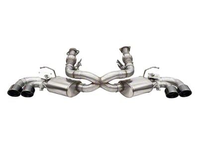 Corsa Performance Variable Cat-Back Exhaust with Black Tips (20-24 6.2L Corvette C8 w/ NPP Dual Mode Exhaust)