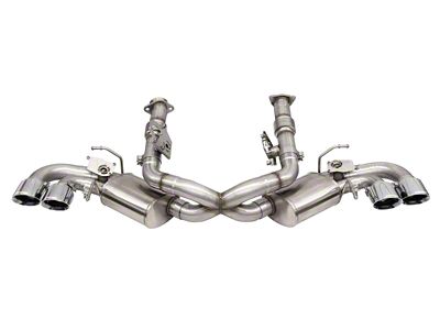 Corsa Performance Variable Cat-Back Exhaust with Polished Tips and AFM Simulators (20-24 6.2L Corvette C8 w/ NPP Dual Mode Exhaust)