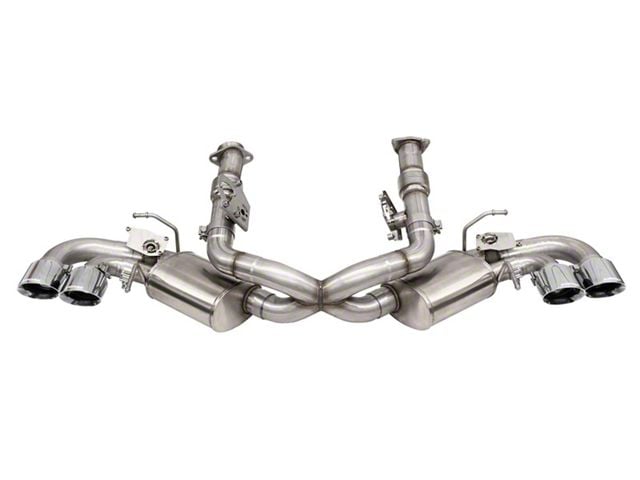 Corsa Performance Variable Cat-Back Exhaust with Polished Tips and AFM Simulators (20-24 6.2L Corvette C8 w/ NPP Dual Mode Exhaust)