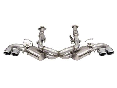 Corsa Performance Variable Cat-Back Exhaust with Polished Tips and AFM Simulators (20-23 6.2L Corvette C8 w/ NPP Dual Mode Exhaust)