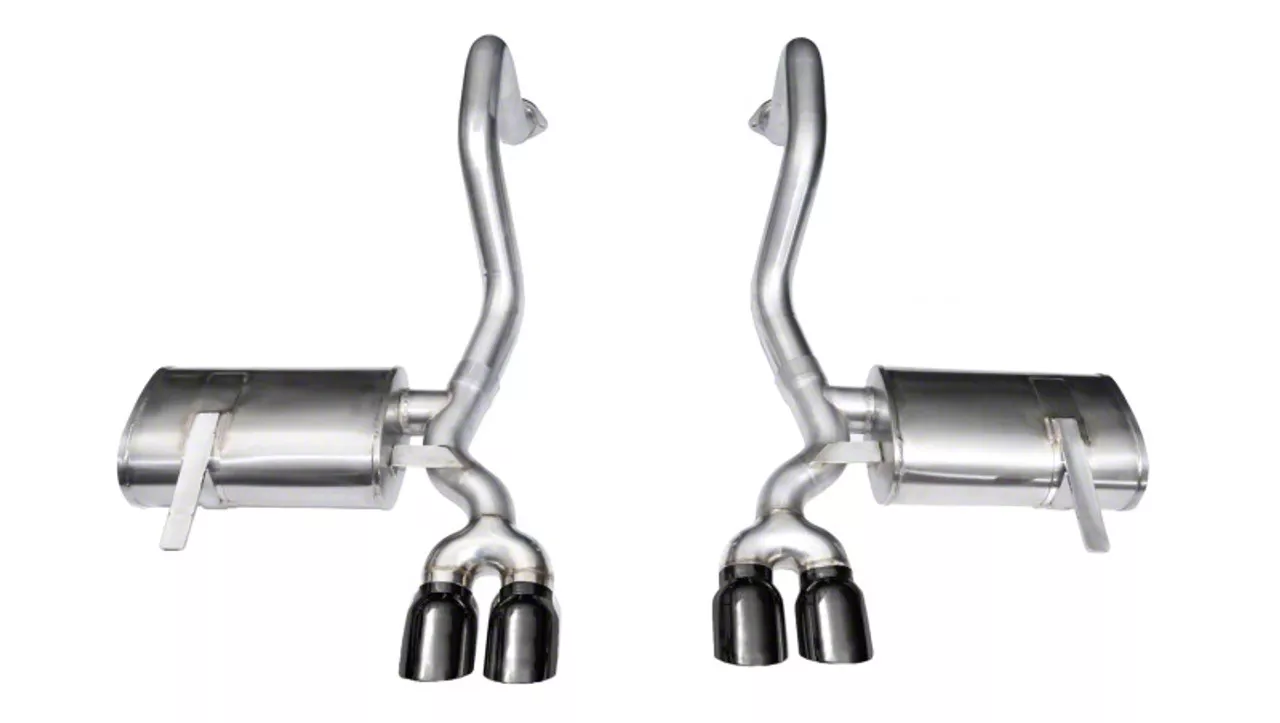Corsa Performance Corvette Xtreme AxleBack Exhaust with Black Quad