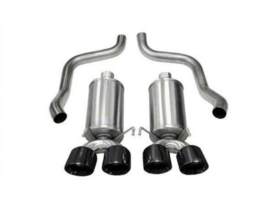 Corsa Performance Xtreme Axle-Back Exhaust with Black Tips (09-13 6.2L Corvette C6, Excluding ZR1)