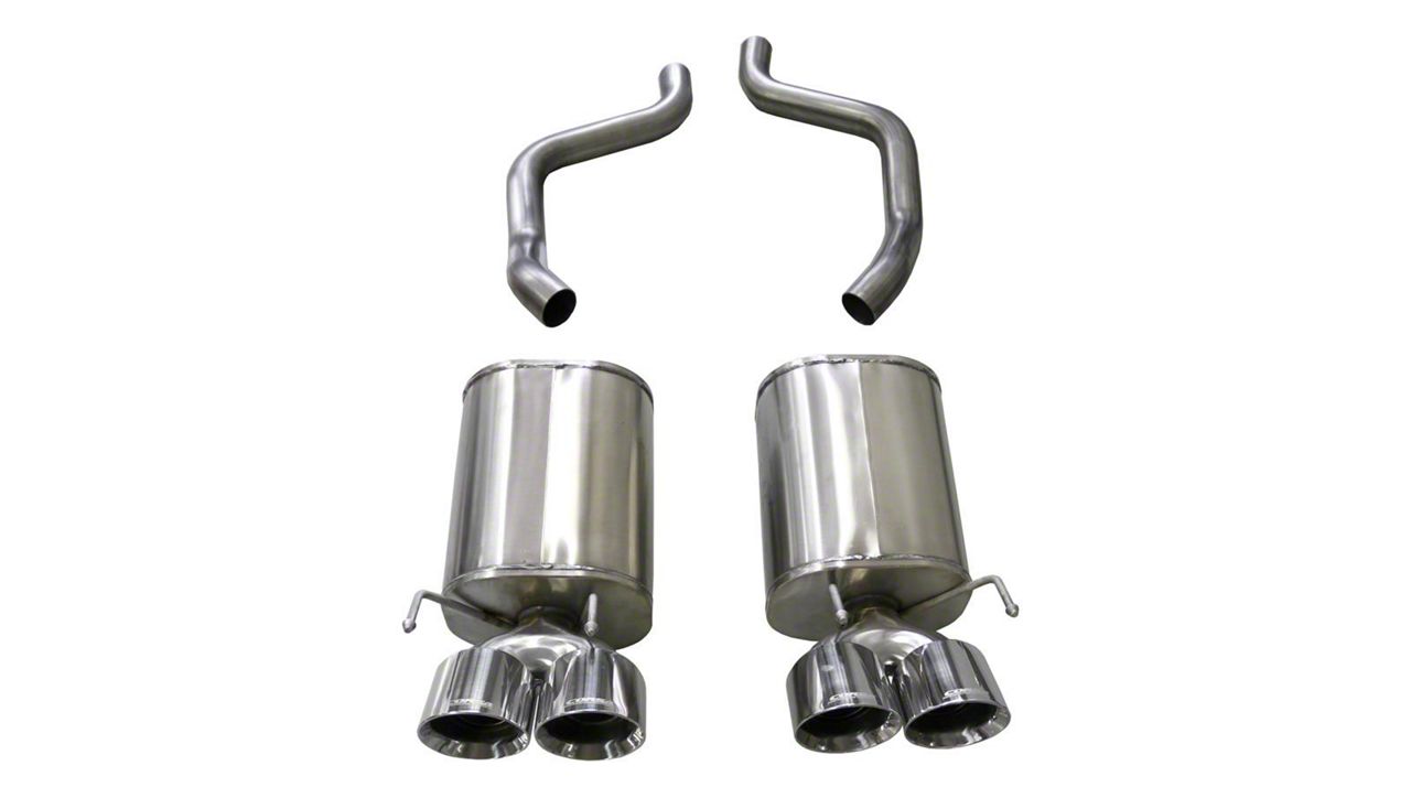 Corsa Performance Corvette Xtreme AxleBack Exhaust with Polished Tips