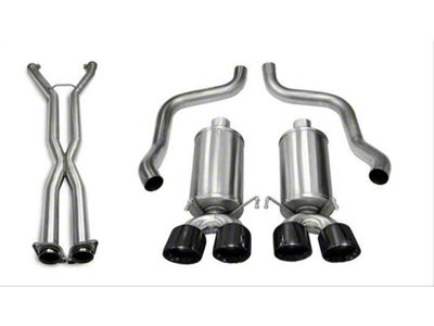 Corsa Performance Xtreme Cat-Back Exhaust with Black Tips (2005 Corvette C6; 06-07 Corvette C6 w/ Manual Transmission)