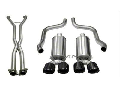 Corsa Performance Xtreme Cat-Back Exhaust with Black Tips (09-13 6.2L Corvette C6, Excluding ZR1)