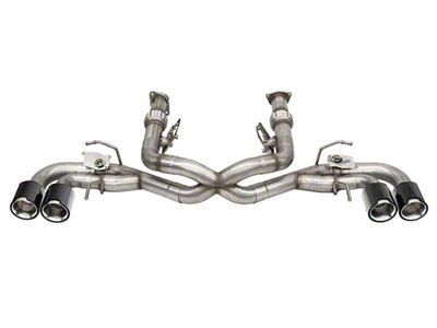 Corsa Performance Xtreme Cat-Back Exhaust with Polished Carbon Fiber Tips (20-25 6.2L Corvette C8 w/o NPP Dual Mode Exhaust)