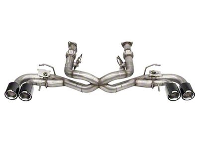 Corsa Performance Xtreme Cat-Back Exhaust with Polished Carbon Fiber Tips (20-24 6.2L Corvette C8 w/o NPP Dual Mode Exhaust)