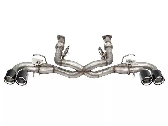 Corsa Performance Xtreme Cat-Back Exhaust with Polished Carbon Fiber Tips (20-24 6.2L Corvette C8 w/o NPP Dual Mode Exhaust)