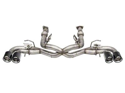 Corsa Performance Xtreme Cat-Back Exhaust with Polished Carbon Fiber Tips (20-23 6.2L Corvette C8 w/o NPP Dual Mode Exhaust)