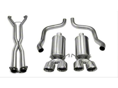 Corsa Performance Xtreme Cat-Back Exhaust with Polished Tips (06-08 Corvette C6 w/ Automatic Transmission)