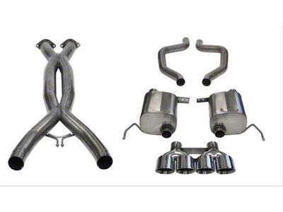 Corsa Performance Xtreme Cat-Back Exhaust with Polished Tips (15-19 6.2L Corvette C7 Z06, ZR1 w/ NPP Dual Mode Exhaust; 17-19 Corvette C7 Grand Sport w/ Manual Transmission & NPP Dual Mode Exhaust)