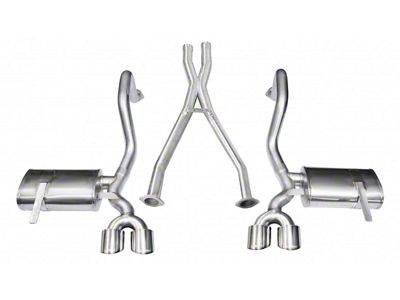 Corsa Performance Xtreme Cat-Back Exhaust with Polished Tips (97-04 Corvette C5)