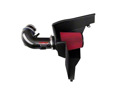 Corsa Performance Open Element Cold Air Intake with DryTech 3D Dry Filter; Carbon Fiber (18-23 Mustang GT)