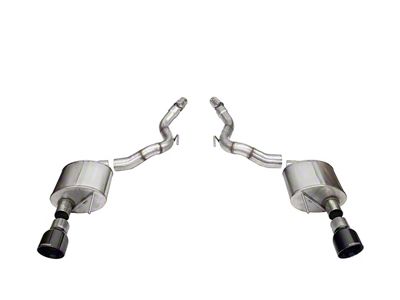 Corsa Performance Sport Axle-Back Exhaust with Black Tips (24-25 Mustang GT Convertible w/o Active Exhaust)