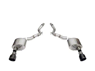 Corsa Performance Sport Axle-Back Exhaust with Black Tips (2024 Mustang GT Convertible w/o Active Exhaust)