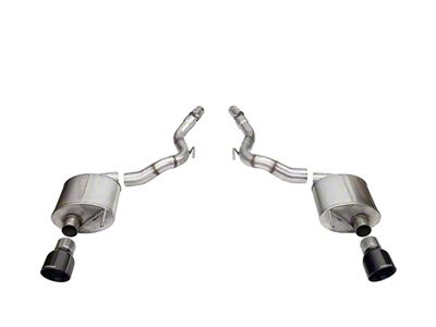 Corsa Performance Sport Axle-Back Exhaust with Black Tips (24-25 Mustang GT Convertible w/o Active Exhaust)