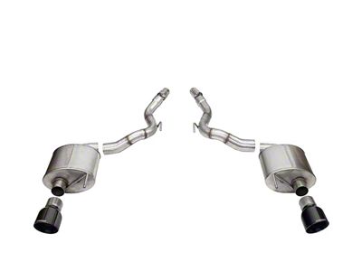 Corsa Performance Sport Axle-Back Exhaust with Black Tips (2024 Mustang GT Convertible w/o Active Exhaust)