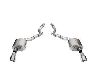 Corsa Performance Sport Axle-Back Exhaust with Polished Tips (2024 Mustang GT Convertible w/o Active Exhaust)