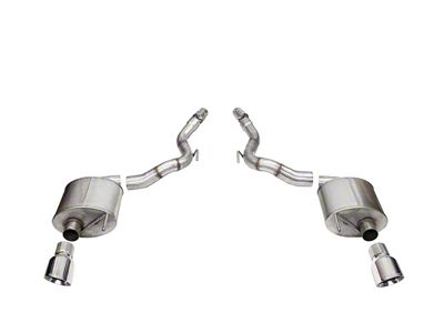 Corsa Performance Sport Axle-Back Exhaust with Polished Tips (24-25 Mustang GT Convertible w/o Active Exhaust)