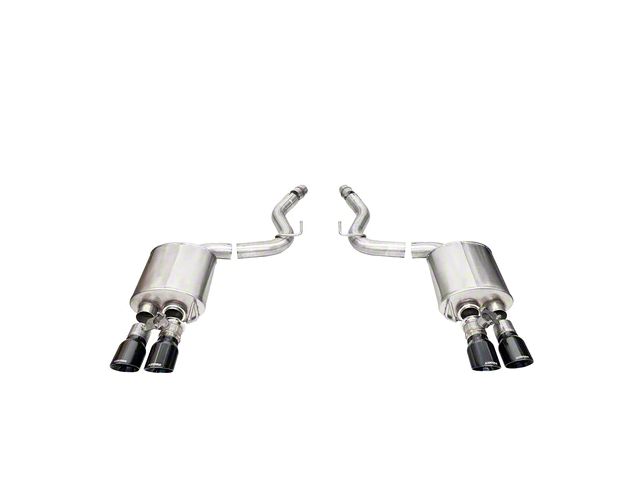 Corsa Performance Sport Valved Cat-Back Exhaust with Pro-Series Black Tips (2024 Mustang GT Fastback w/ Active Exhaust)
