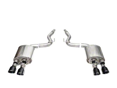 Corsa Performance Sport Valved Cat-Back Exhaust with Pro-Series Black Tips (24-25 Mustang Dark Horse)