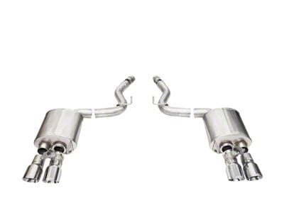 Corsa Performance Sport Valved Cat-Back Exhaust with Pro-Series Polished Tips (2024 Mustang GT Fastback w/ Active Exhaust)