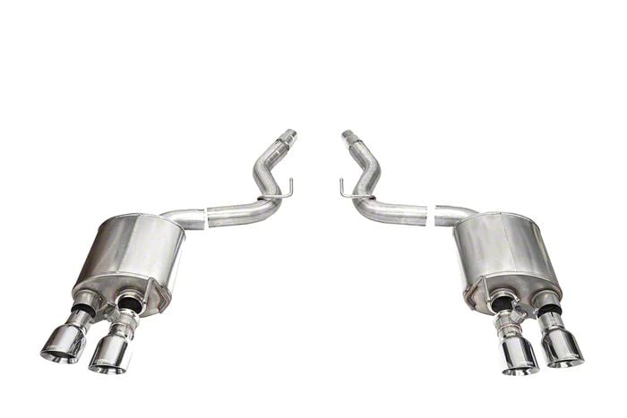 Corsa Performance Sport Valved Cat-Back Exhaust with Pro-Series Polished Tips (2024 Mustang Dark Horse)