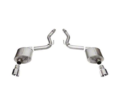 Corsa Performance Touring Axle-Back Exhaust with Polished Tips (24-25 Mustang GT Fastback w/o Active Exhaust)