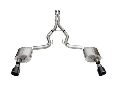 Corsa Performance Xtreme Cat-Back Exhaust with Black Tips (2024 Mustang GT Fastback w/o Active Exhaust)