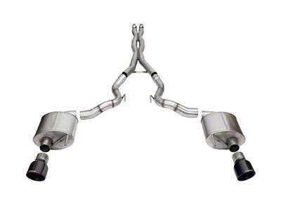 Corsa Performance Xtreme Cat-Back Exhaust with Black Tips (2024 Mustang GT Convertible w/o Active Exhaust)