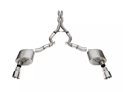 Corsa Performance Xtreme Cat-Back Exhaust with Polished Tips (24-25 Mustang GT Convertible w/o Active Exhaust)