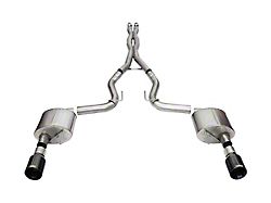 Corsa Performance Xtreme Cat-Back Exhaust with Straight Cut Black Tips (24-26 Mustang GT Fastback w/o Active Exhaust)