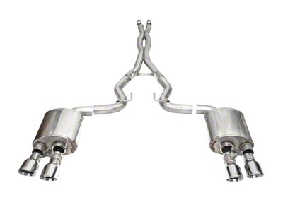 Corsa Performance Xtreme Valved Cat-Back Exhaust with Pro-Series Polished Tips (24-25 Mustang Dark Horse)