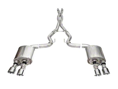 Corsa Performance Xtreme Valved Cat-Back Exhaust with Pro-Series Polished Tips (2024 Mustang Dark Horse)