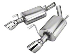 Corsa Performance Sport Axle-Back Exhaust with Polished Tips (05-10 Mustang GT, GT500)