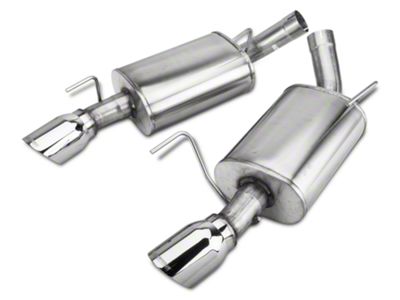 Corsa Performance Sport Axle-Back Exhaust with Polished Tips (05-10 Mustang GT, GT500)