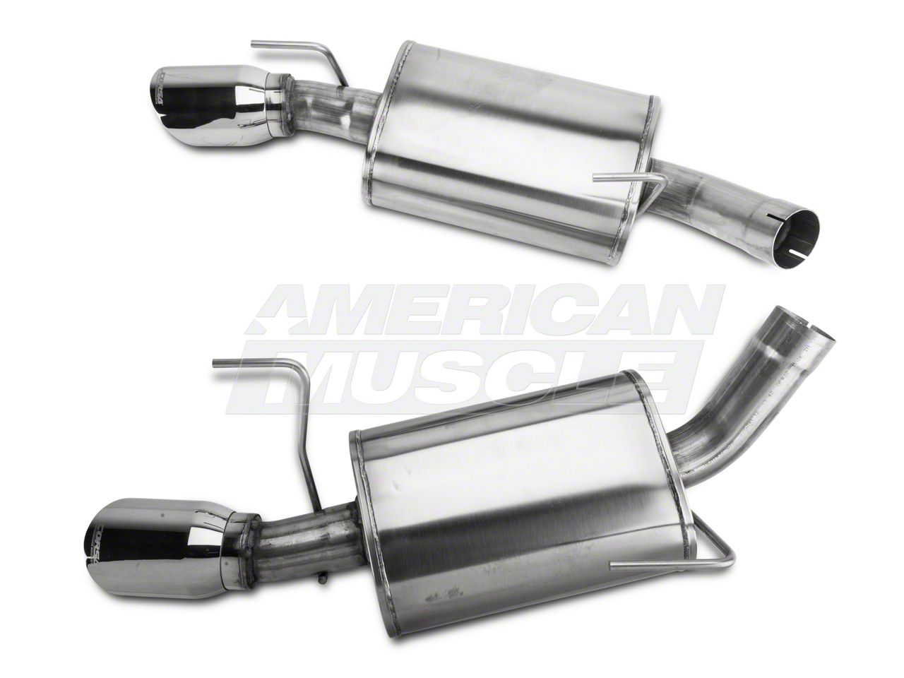 Corsa Performance Mustang Sport Axle-Back Exhaust with Polished