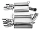 Corsa Performance Sport Axle-Back Exhaust with Quad Polished Tips (13-14 Mustang GT500)
