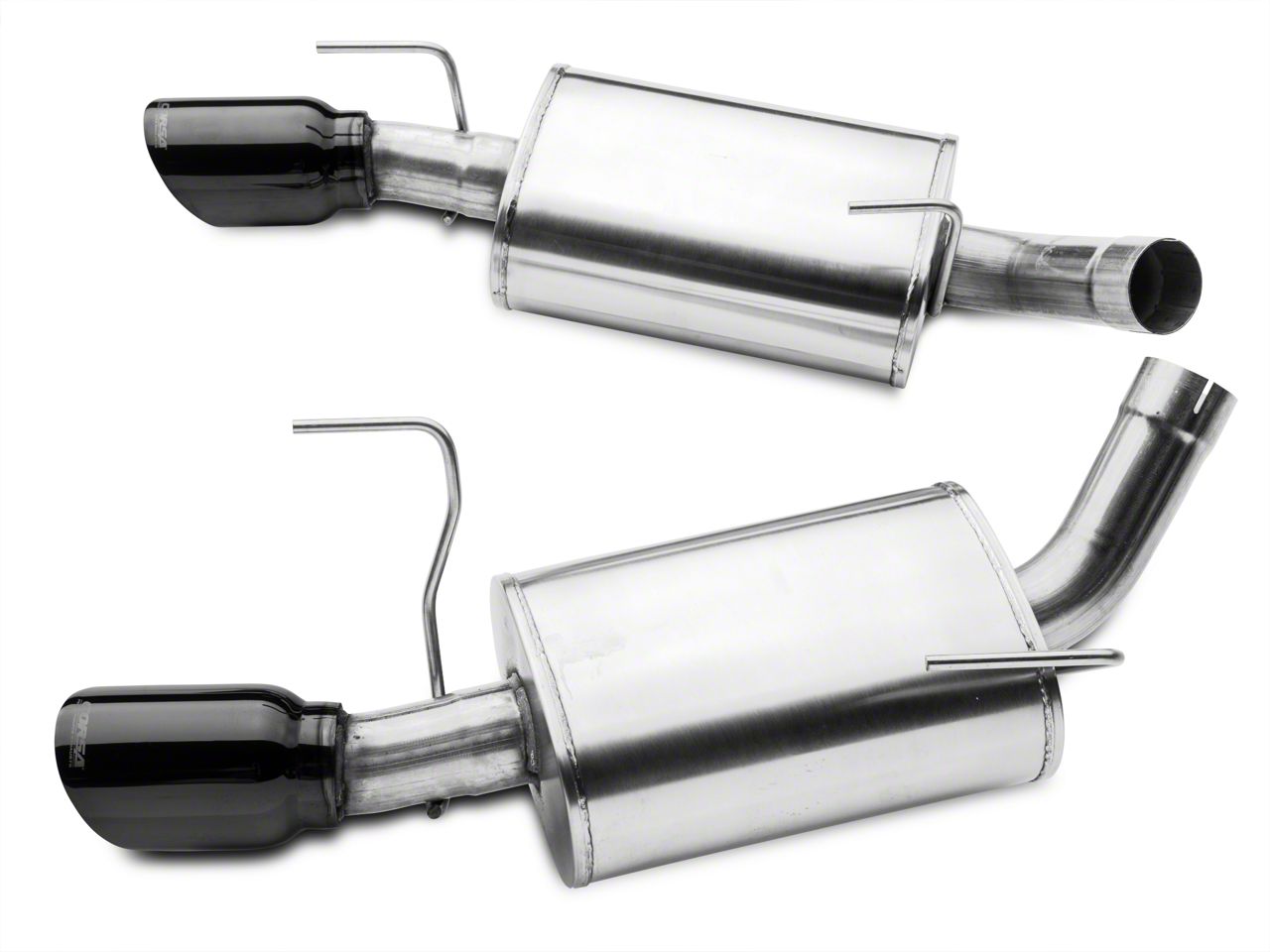 Corsa Performance Mustang Sport Axle-Back Exhaust with Black Tips