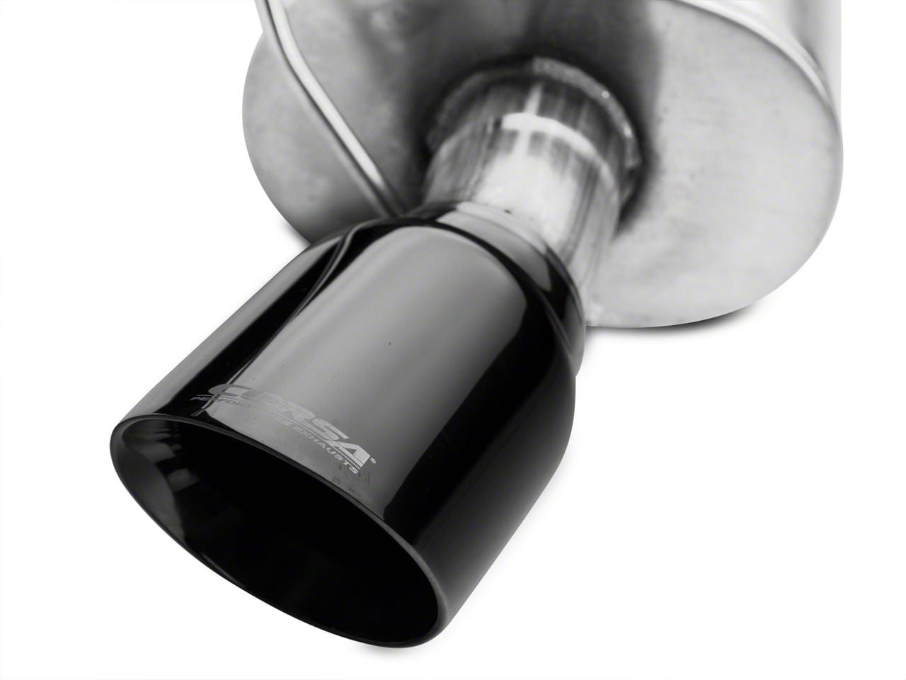 Corsa Performance Mustang Sport Axle-Back Exhaust with Black Tips