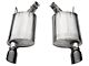 Corsa Performance Sport Axle-Back Exhaust with Black Tips (11-12 Mustang GT500)