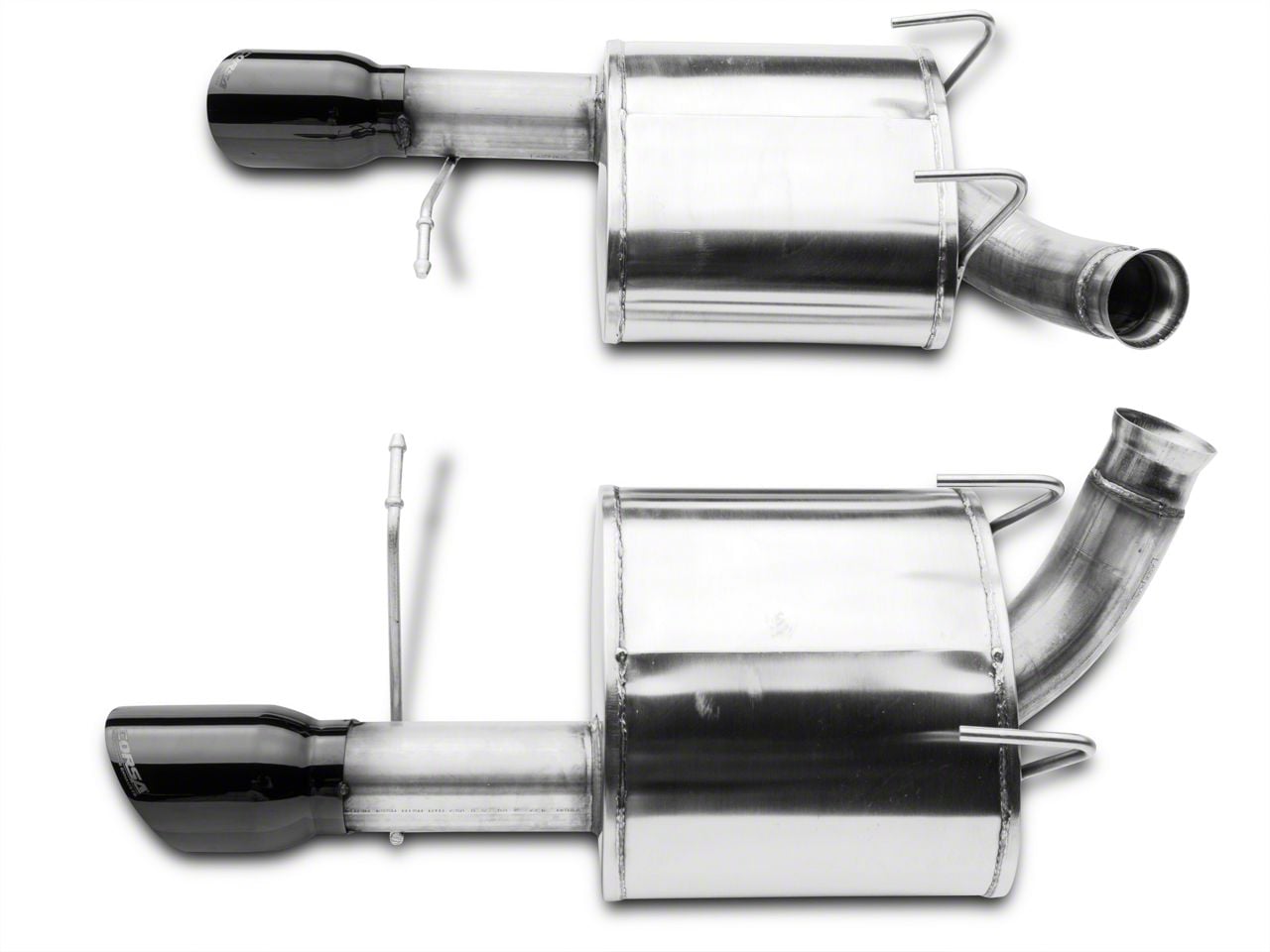 Corsa Performance Mustang Sport Axle-Back Exhaust with Black Tips