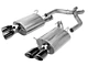 Corsa Performance Sport Axle-Back Exhaust with X-Pipe and Quad Black Tips (13-14 Mustang GT500)