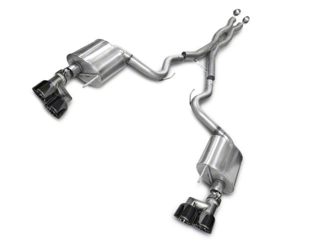 Corsa Performance Sport Cat-Back Exhaust with Black Quad Tips (15-17 Mustang GT Premium Fastback)