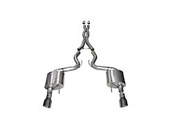 Corsa Performance Xtreme Cat-Back Exhaust with Gunmetal Tips (15-17 Mustang GT Fastback)