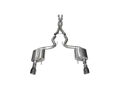 Corsa Performance Xtreme Cat-Back Exhaust with Gunmetal Tips (15-17 Mustang GT Fastback)