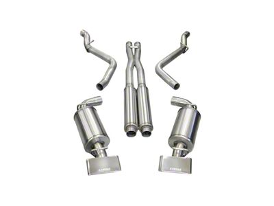 Corsa Performance Xtreme Cat-Back Exhaust with Polished Rectangular Tips (08-10 6.1L HEMI Challenger)