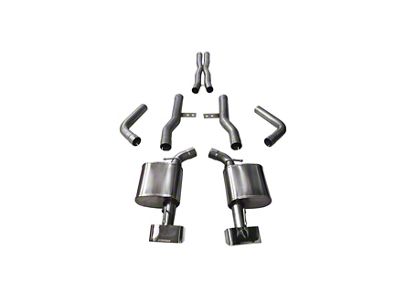 Corsa Performance Xtreme Cat-Back Exhaust with Polished Rectangular Tips (15-23 6.4L HEMI Challenger)