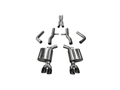 Corsa Performance Xtreme Cat-Back Exhaust with Twin Black Round Tips (15-23 6.2L HEMI Challenger)